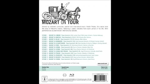 Mozart on Tour-David Ward on Mozart illustrated Talks on Tour-Paris c. 1977