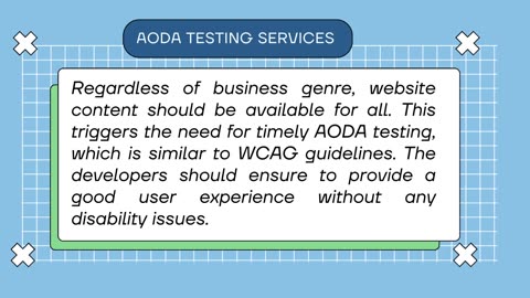 How a Business Attains Accessibility With AODA Testing Services?