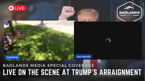 Badlands Media Special Coverage: Live on the Scene at Trump's Arraignment