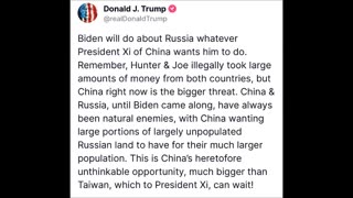 Mr T - Biden will do what China wants