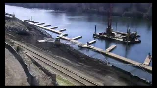 Some old footage from 2009 of the Rocketts Landing Marina Anchor Piles Time Lapse.