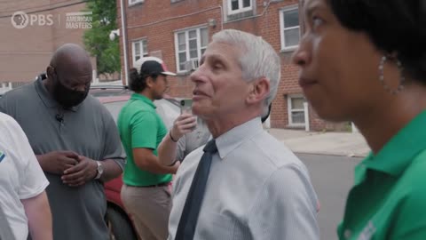 PBS video - Dr. Fauci and Mayor Bowser visits Anacosti neighbourhood in Washington DC