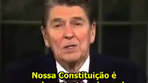 "O homem só é livre se o governo for limitado" - Ronald Reagan