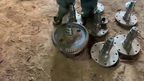 incredible manufacturing process of tractor rear axle half shaft