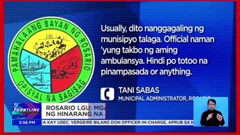 Ambulansyang ginagamit umanong pampasada,hinarang sa ParañaqueoCity