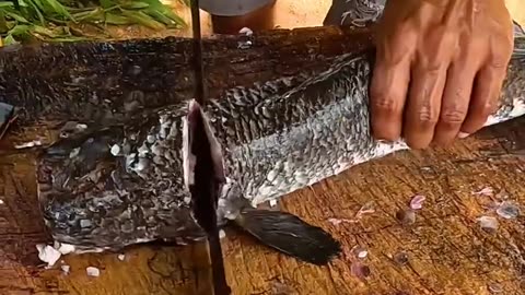 10kg Garhi Fish Cutting Skills...