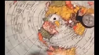 Using a Compass on the Flat Earth Map