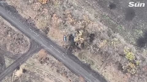 19_Ukrainian paratroopers destroy Russian armoured vehicles in huge explosion