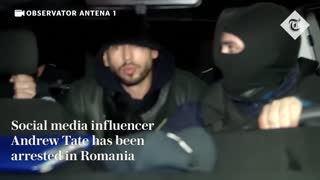 Social media influencer Andrew Tate arrested in Romania