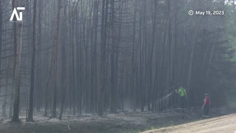 2024 Western Canada Wildfires Battling Nature's Fury | Amaravati Today