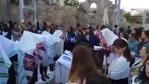 The Woman Of The Wall Held Their Own 'Birchas Kohanos' Over Pesach