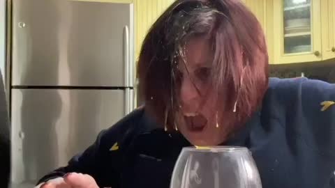 Son Pranks Mom and Smashes Egg oh her Head
