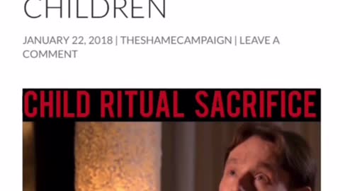 Ronald Bernard a prominent Banker shares he quit after being asked to sacrifice Children