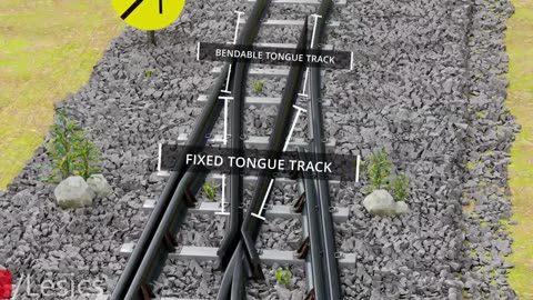 How do trains change the tracks