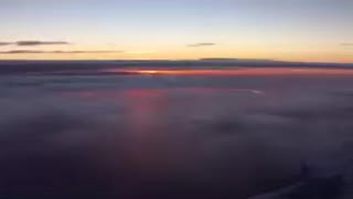 Cloud flying in alaska