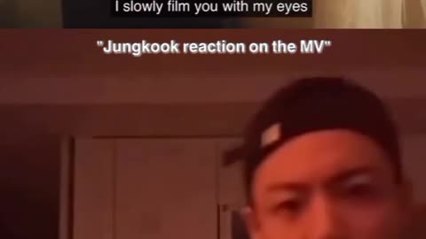 Jungkook reaction on the MV 🔪❤️‍🩹