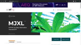 New ETF: MJXL (Global Cannabis)(07/7/2021)