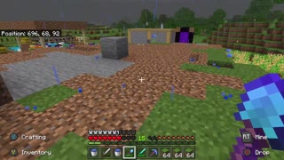 MINECRAFT lets play episode 27 (starting some terra-forming around the base before a build)