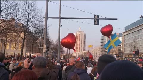 LEIPZIG, 07 11 2020, Aufzug startet am Augustusplatz