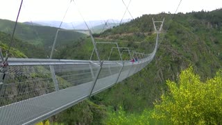 World's longest pedestrian bridge opens in Portugal