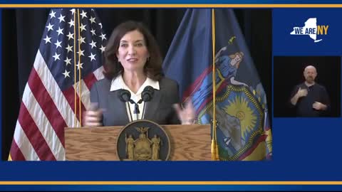 New York Gov. Kathy Hochul Holds COVID-19 Press Briefing Amidst Omicron Surge