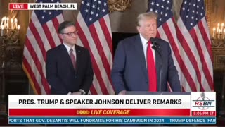 Trump with Speaker Johnson on non-citizens being allowed to vote