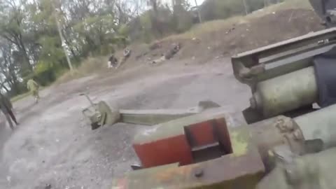 🎥 🚀 GoPro Ukraine Russia War | DPR Militants Fire MT-12 Anti-Tank Gun at Control Tower | RCF