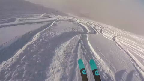 Straight Line in Verbier, Switzerland