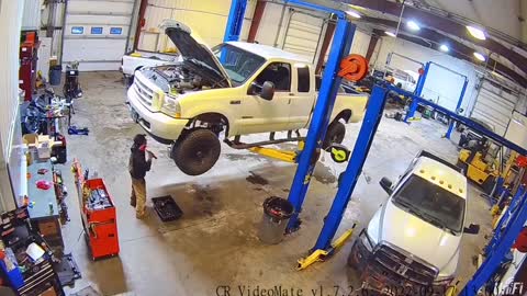 You must pay attention to safety when repairing a car