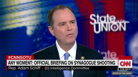 Adam Schiff accuses Trump of trying to "divide America"