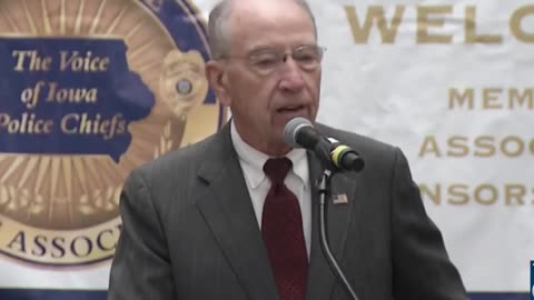 Sen. Chuck Grassley gives keynote at Iowa Police Chiefs Association Conference