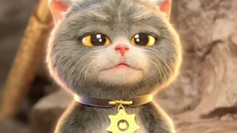 💞💞💞At this moment_ believe in light_ cute cat cartoon short status👍👍👍