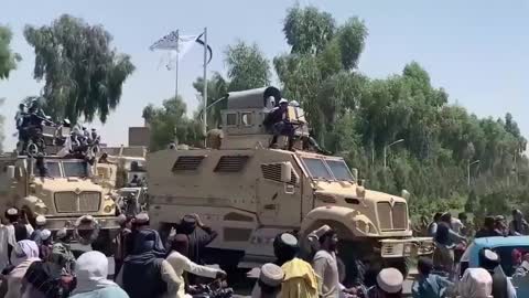 Taliban throw military parade with US equipment