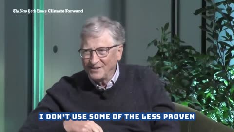 Bill Gates: “I don’t plant trees.”