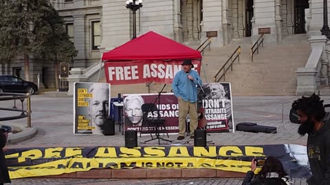 Gaylon Kent speaks at Day X Denver - Free Julian Assange