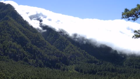 Wolkenwaterval op La Palma.