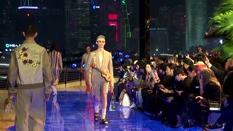 Pharrell Williams takes Louis Vuitton to Hong Kong