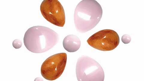 Spiny oyster pink oval and round Cabochon For Bracelet Necklace DIY Jewelry Making