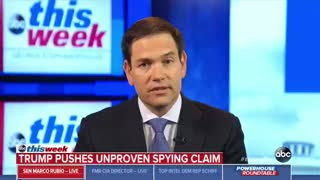 Marco Rubio sees “no evidence” that FBI spied on Trump campaign