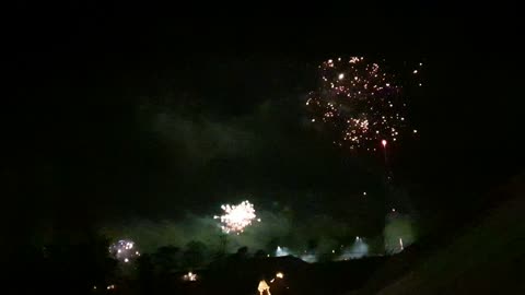 Fireworks, Halden 2022 (raw video)