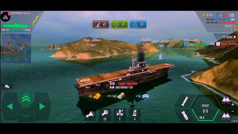 Battle of Warships Gameplay USS ENTERPRISE