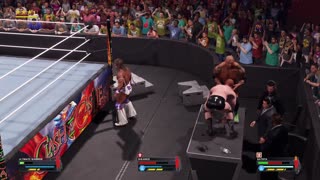 WWE 2K23: Ultimate Warrior VS Sheamus VS Batista - Highlights