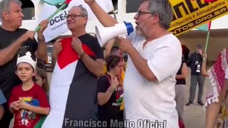 Militantes de esquerda fazem manifestação em Brasília: "Viva o Hamas"