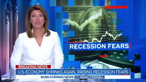 U.S. economy shrinks again, raising recession fears