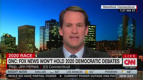 Jim Himes pushes back on DNC’s decision to bar Fox from hosting debates
