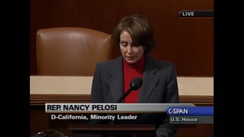 Nancy Pelosi Supports Objecting To Electors Calling It "Democracy At Work" (2005)
