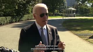 Biden Hilariously Wanders Away from Media While Dodging Questions About the Middle East