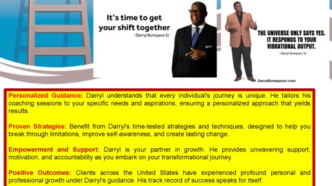 Transform Your Life with a Life Coach in the United States - Darryl Bumpass Sr.