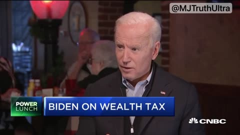 Why does Joe Bidens Neck look like a Completely different color?