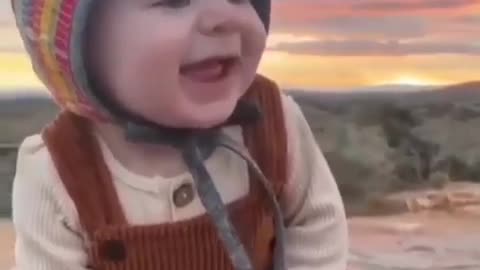CUTE BABY VIDEO ON CAMERA